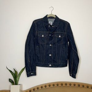 BRAND NEW DARK RINSE DENIM JACKET